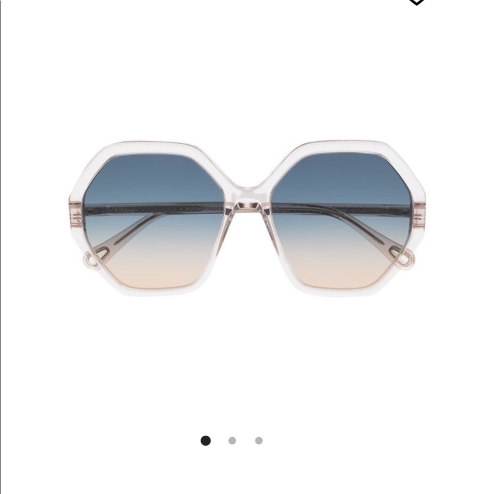 Chloe Esther Sunglasses Octagonal 58 lens